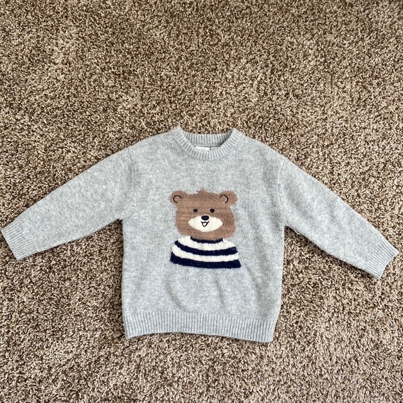 Zara baby teddy bear sweater size 18-24 months - Picture 1 of 8
